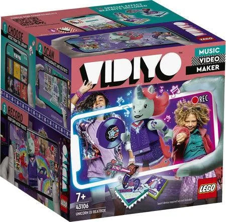LEGO Vidiyo Unicorn DJ Beatbox 43106 Vidiyo LEGO VIDIYO @ 2TTOYS | Official LEGO shop😊🥰 LEGO €. 17.99