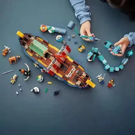 LEGO Viking schip met Midgard slang 31132 Creator LEGO CREATOR @ 2TTOYS | Official LEGO shop😊🥰 LEGO €. 119.99