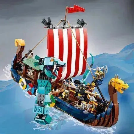 LEGO Viking schip met Midgard slang 31132 Creator LEGO CREATOR @ 2TTOYS | Official LEGO shop😊🥰 LEGO €. 119.99