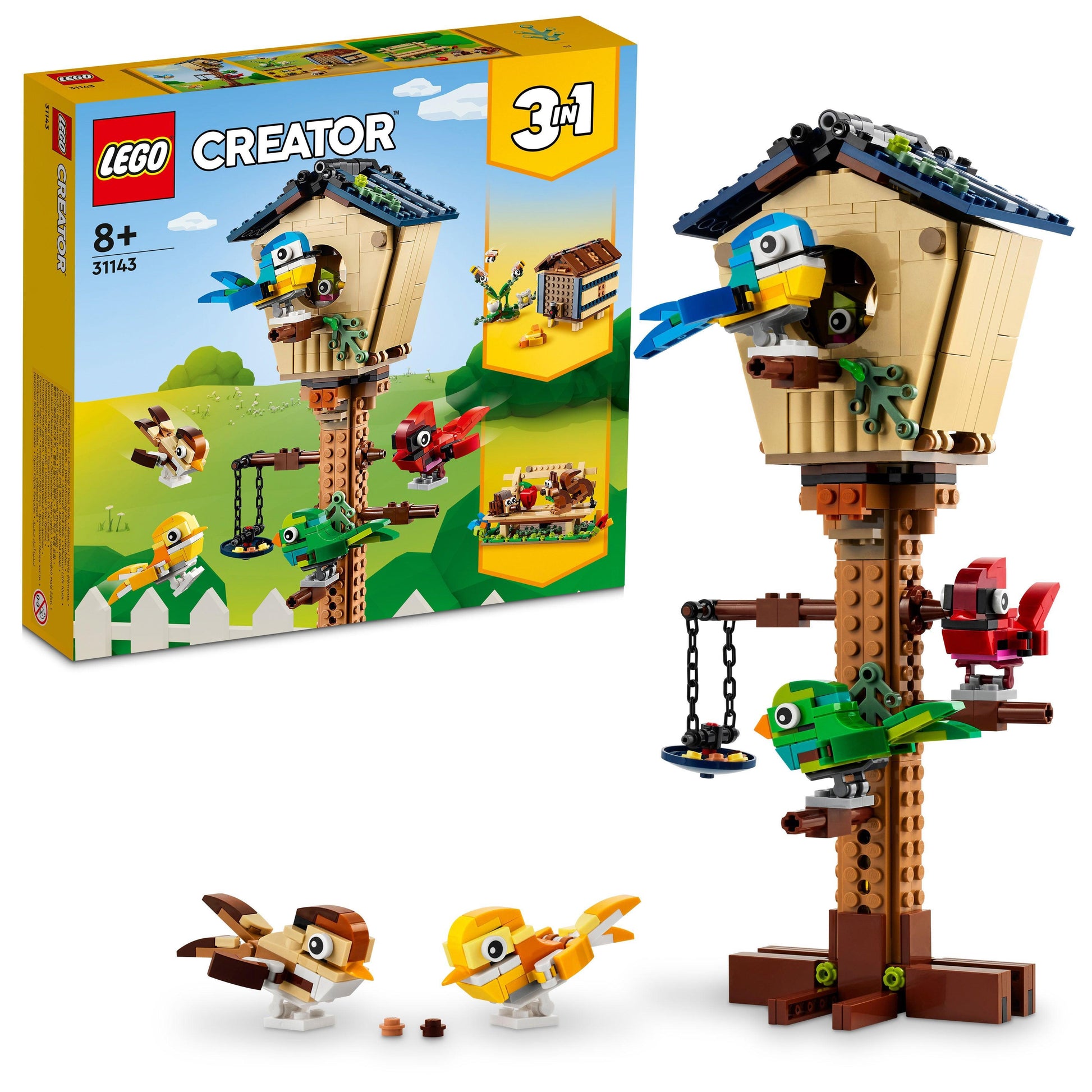 LEGO Vogelhuisje 31143 Creator 3 in 1 LEGO CREATOR @ 2TTOYS LEGO €. 34.99