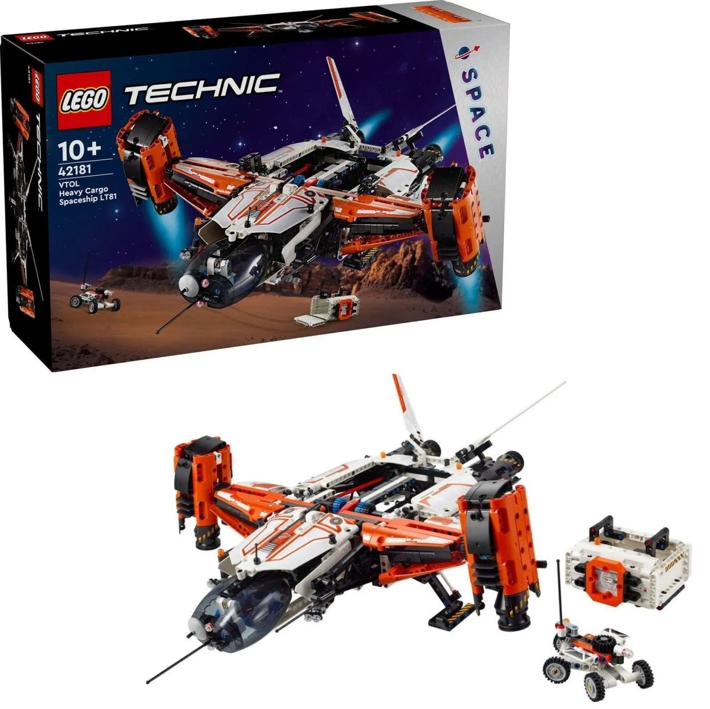 LEGO VTOL Vrachtruimteschip LT81 42181 Technic LEGO TECHNIC @ 2TTOYS | Official LEGO shop😊🥰 LEGO €. 84.98