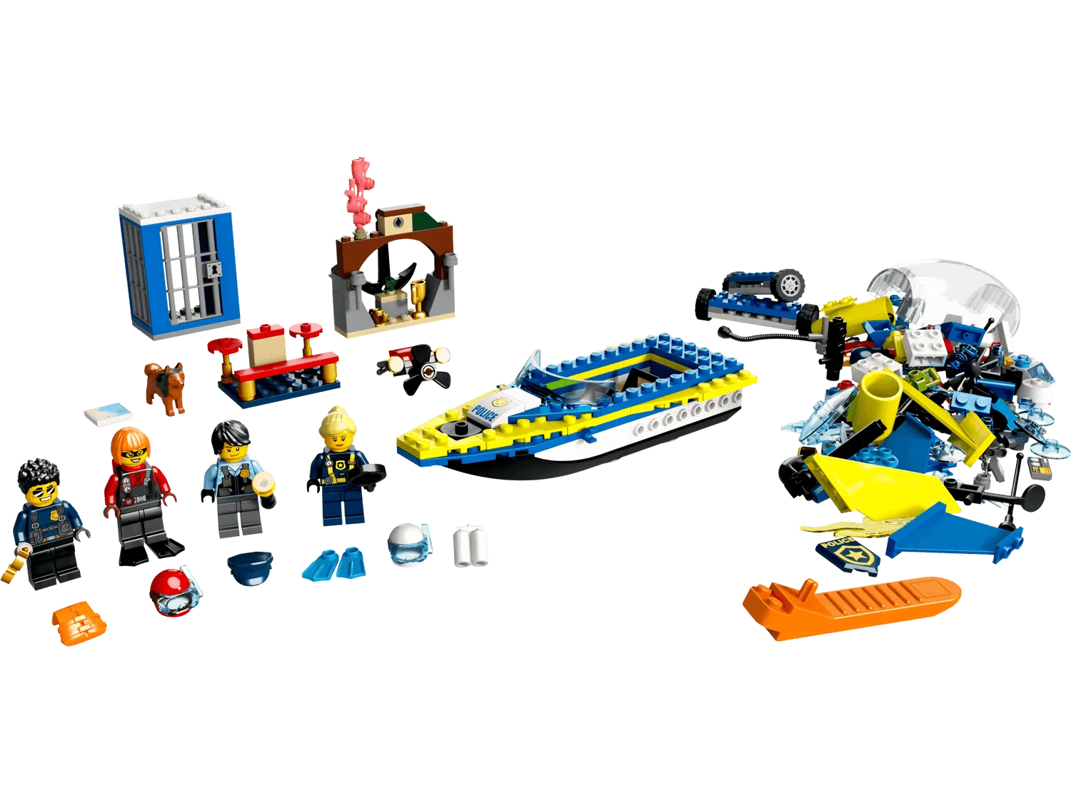 LEGO Water politie detective missie 60355 City LEGO CITY POLITIE @ 2TTOYS | Official LEGO shop😊🥰 LEGO €. 25.48