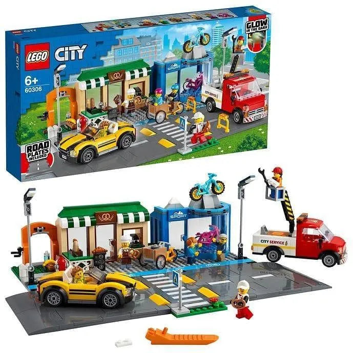 LEGO Winkelstraat met bakkerij, fietsenwinkel en park 60306 City Ville LEGO CITY VILLE @ 2TTOYS | Official LEGO shop😊🥰 LEGO €. 89.99