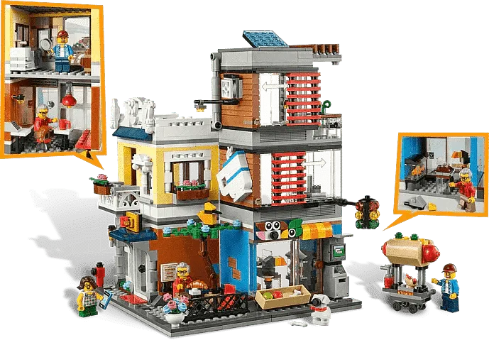 LEGO Woonhuis, dierenwinkel en café 31097 Creator 3-in-1 LEGO CREATOR @ 2TTOYS | Official LEGO shop😊🥰 LEGO €. 89.99