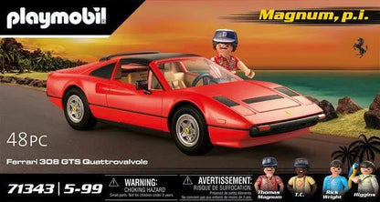 Playmobil Ferrari 308 Magnum PI 71343 Classic Cars PLAYMOBIL CLASSIC CARS @ 2TTOYS | Official LEGO shop😊🥰 PLAYMOBIL €. 63.99