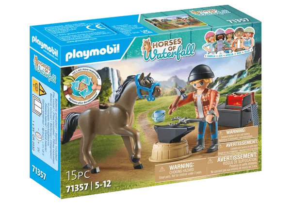 PLAYMOBIL Hoefsmid: Ben & Achilles 71357 Horses of Waterfall PLAYMOBIL HORSES OF WATERFALL @ 2TTOYS | Official LEGO shop😊🥰 PLAYMOBIL €. 12.49