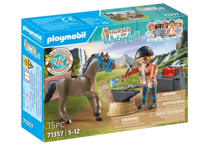 PLAYMOBIL Hoefsmid: Ben & Achilles 71357 Horses of Waterfall PLAYMOBIL HORSES OF WATERFALL @ 2TTOYS | Official LEGO shop😊🥰 PLAYMOBIL €. 12.49