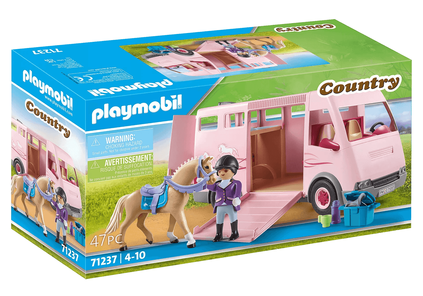 Playmobil Paardentransportwagen 71237 Country PLAYMOBIL COUNTRY @ 2TTOYS | Official LEGO shop😊🥰 PLAYMOBIL €. 40.99