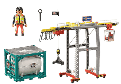 PLAYMOBIL Portaalkraan met containers 70770 City Action PLAYMOBIL @ 2TTOYS | Official LEGO shop😊🥰 PLAYMOBIL €. 69.49